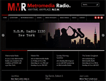 Tablet Screenshot of metromediaradio.net
